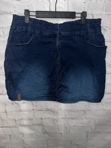 Gina G!na Denim Sweat Jeans Rock LOVE mit Taschen dunkelblau Grösse L 42/44 - Bild 1 von 5