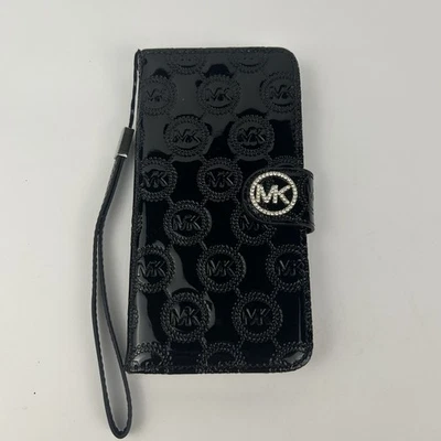 Michael Kors Saffiano Leather Folio Case iPhone 8 Plus, 7 Plus, 6 Plus - Image 1 of 4