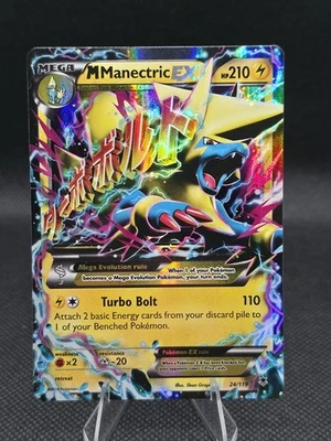 M Manectric EX (120 Secret Rare) 120/119 XY - Phantom Forces Holo - Image 1 of 4