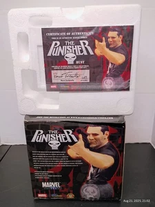 RARE 2004 Diamond Select/Marvel Punisher Bust Limited Edition Never Opened COA - Picture 1 of 6