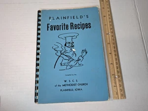 Plainfield Methodist Church Iowa Favorite Recipes Cookbook Vintage 1950 - Picture 1 of 10