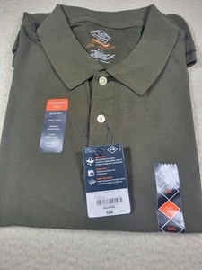 St. Johns Bay Polo Shirt Rich Olive XXL New With Tags - Picture 1 of 6