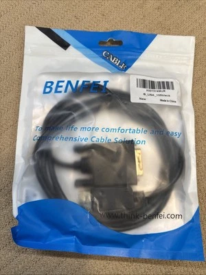 BENFEI X0013Y4MUR DisplayPort to DVI Adapter - NEW - Image 1 of 4