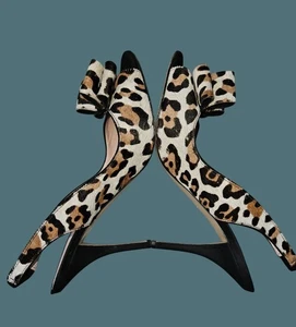 Kate Spade "Charm" Damen-Slingback-Pumps Leopardenmuster Schleife 9,5B – hergestellt in Italien - Bild 1 von 14