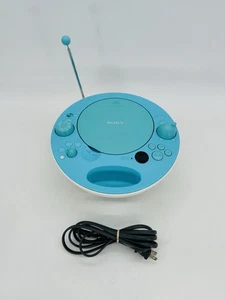 Sony ZS-E5 CD Player & AM/FM Radio Stereo - Blue - TESTED - Picture 1 of 9