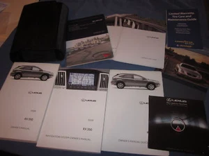 2008 LEXUS RX350 OWNERS MANUAL OWNER'S RX 350 SET + NAV - Picture 1 of 1