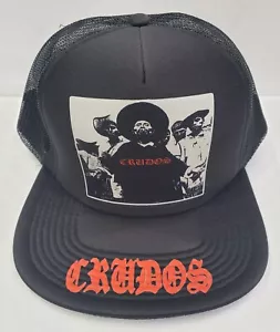 Black Death Gothic Industrial Thrash Farben Rot Roh Crudo Trucker verstellbar - Bild 1 von 2