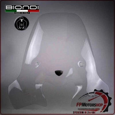 PARABREZZA PER SCOOTER HONDA SH 300 2007> BIONDI 8071173 SYM SYMPHONY ST - Immagine 1 di 4