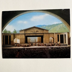 Postal de colección Oberammergau Buhnu Des Passions Theater sin publicar - Imagen 1 de 3