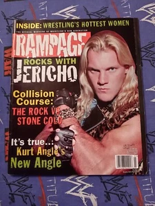Rampage Wrestling Magazine March 2001 Chris Jericho Wwf Wcw Ecw Xpw Wwe 2000s - Picture 1 of 13