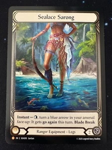 Flesh And Blood TCG High Seas Sealace Sarong Full Art Cold Foil - Picture 1 of 11