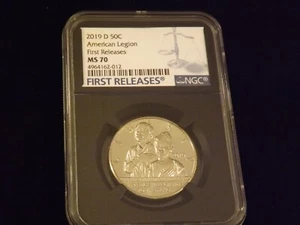 2019-D AMERICAN LEGION First Releases RETRO NGC MS 70 - Picture 1 of 2