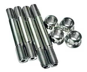 Honda CR250R CR 250R TITANIUM Cylinder Bolts Cylinder to Crankcase Stud Kit Nuts - Picture 1 of 12