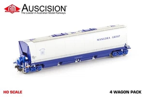 Auscision (NFH-3) MGFH Flour Hopper, Manildra Group Blue/Silver - 4 Car Pack - Picture 1 of 2