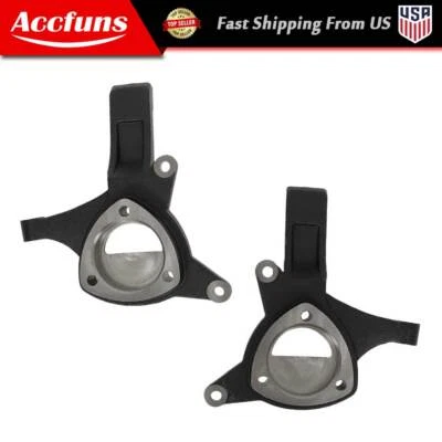 For GMC Yukon /Chevrolet Tahoe 2WD 2007-17 ONLY 2× 4.5" Lift Spindles Knuckles Foto 1 de 4