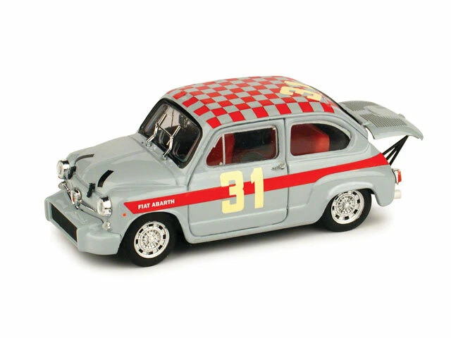 Fiat 600 Abarth 1000 Berlina Monza 1966 1:43 2004 BRUMM - Immagine 1 di 1