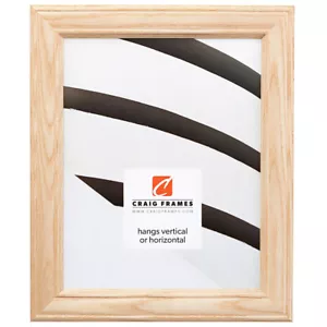 Craig Frames Wiltshire 595, 1.25 Raw Unfinished Natural Brown Wood Picture Frame - Picture 1 of 9