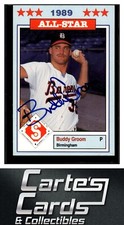 Buddy Groom 1989 Jennings Southern League #17 TTM/IP Signed Autographed