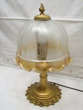 Antyczny ozdobny art nouveau Lightolier Lampa stołowa Victorian Light Jellyfish Shade