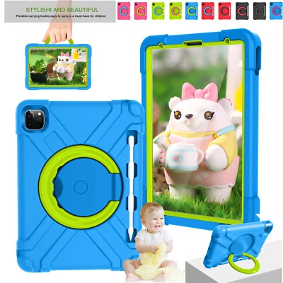 Kids EVA Shockproof Rotating Stand Case Cover For iPad 5th 6th 7th 8th 9th Gen - Image 1 of 4