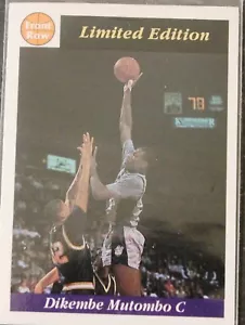 1991-92 Front Row Limited Edition Dikembe Mutombo Rookie Promo Card #1 - Picture 1 of 2