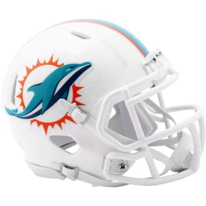 Riddell Speed Miami Dolphins Minihelm weiß - Bild 1 von 3
