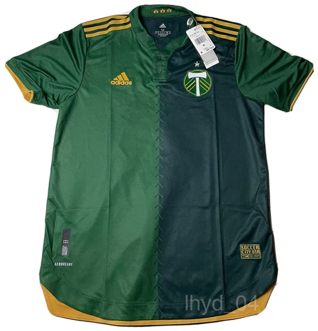 ADIDAS PORTLAND TIMBERS M $130 RETAIL JERSEY AUTHENTIC MLS SOCCER NWT DS GI6441 Cover
