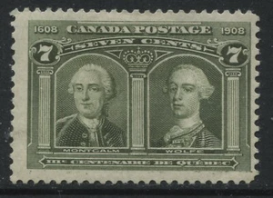 Canada 1908 Quebec Tercentenary 7 cents mint o.g. - Picture 1 of 1