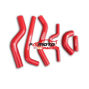 Manguera refrigerante radiador silicona rojo para Kawasaki KXF250 KX250F 2007 2008 07 08 - Imagen 1 de 4