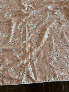 Ikea Cherry Blossom Pink Floral Twin Duvet Cover & Sham Reversible NICE 62x84” - Picture 1 of 13