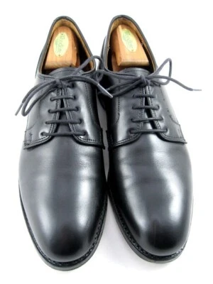 Allen Edmonds "WINDSOR" Hombre Cuero Puntera Lisa Derby 8 D Negro EE. UU. (561N) Foto 1 de 4