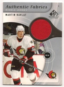 Martin Havlat 05-06 Upper Deck SP Game Used Authentic Fabrics Single Jersey
