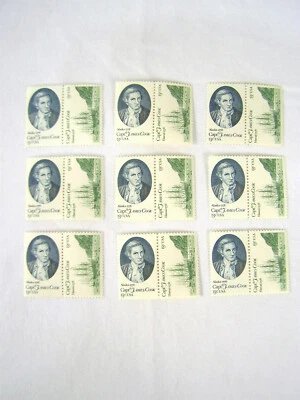 Alaska 1778 Captain James Cook Stamps 13c USA Stamps - Image 1 of 4