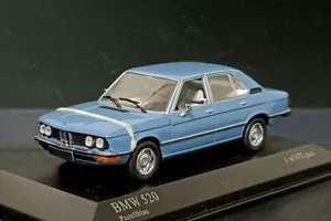 1/43 BMW 520 (E12) Pastel Blue 1972 Minichamps - Picture 1 of 8
