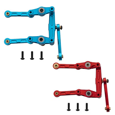 Collegamenti dello sterzo in metallo per ricambi auto Tamiya TT02 TT-02 - Immagine 1 di 2