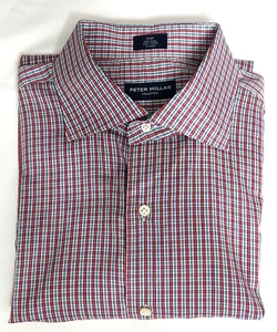 Camisa de hombre de la colección Peter Millar de manga larga hecha en pavo 100 % algodón talla L - Imagen 1 de 5