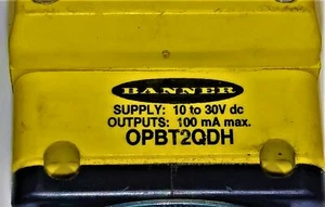 Banner Engineering 27189 / OPBT2QDH Photoelectric Proximity Sensor - Picture 1 of 6
