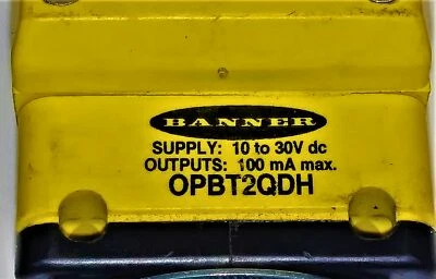 Banner Engineering 27189 / OPBT2QDH Photoelectric Proximity Sensor - Image 1 of 4