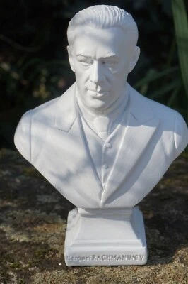 MERVEILLES6172 RE0449 REPRODUCTION BUSTE SERGUEI RACHMANINOV COMPOSITEUR MUSICIEN CD SERIE