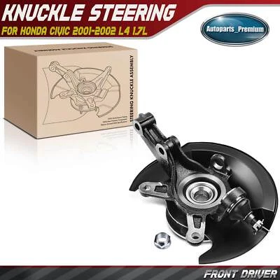 Conjunto de nudillo de dirección de conductor delantero izquierdo izquierdo izquierdo para Honda Civic 2001-2002 L4 1,7 L Foto 1 de 4