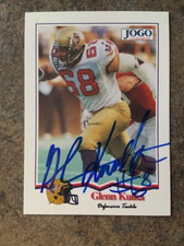 signed in person   GLENN KULKA  CFL. Ottawa Rough Riders      JOGO  #7   1994