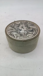 Boîte En Argent Et Tissu - Bild 1 von 5