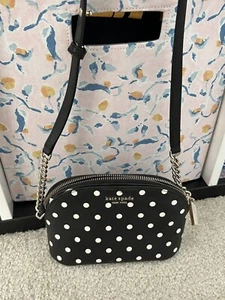 Kate Spade Black & White Polka Dot Crossbody Bag - New, never used. - Picture 1 of 3