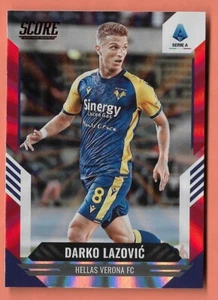 PANINI SCORE SERIA A 2021 2022 N.189 Darko Lazovic Hellas Verona Red Laser - Picture 1 of 1
