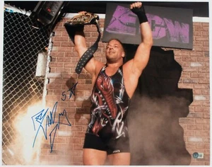 Rob Van Dam Signed 16x20 Photo BAS COA RVD WWE ECW TNA All Japan Pro Wrestling B - Picture 1 of 24