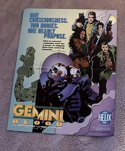 Gemini Blood 1996 Walt SIMONSON Hinz Edwards Paratwa Helix DC PROMO Poster VF - Foto 1 di 1