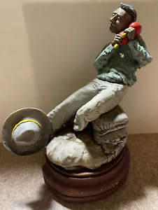 Llanos & Maingot Chac Chac Player Figurine - 1997 Paul llanos - Trinidad - 6” - Picture 1 of 5