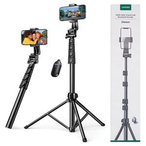 UGREEN SELFIE-STICK-STATIV MIT BLUETOOTH-FERNBEDIENUNG FÜR IPHONE-ANDROID-TELEFO - Bild 1 von 5