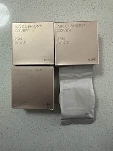 IOPE NEW AIR Cushion Cover 15g (SPF50+ PA+++) N23 Beige x3 and an Extra Refill - Picture 1 of 5