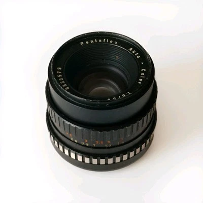 1970s Pentaflex Auto-Color 50mm F1.8 M42 Vintage SLR DSLR Lens 1.8/50 Germany - Image 1 of 4